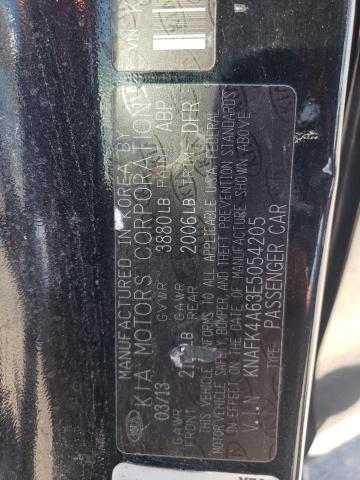 KNAFK4A63E5054205 KIA FORTE LX
