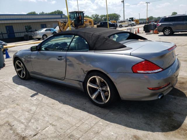 VIN: WBAEB53558CX62980 Auction: COPART Lot: 58624673 Location: TN - NASHVILLE WBAEB53558CX62980 BMW 6 SERIES 2008 GRAY Photo 2