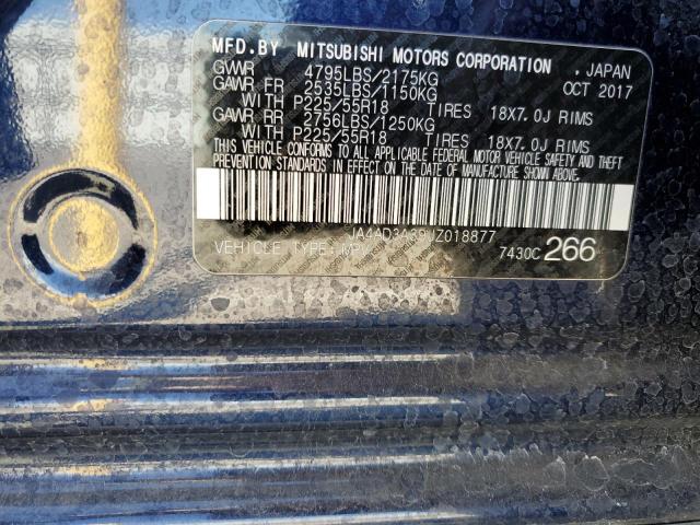 JA4AD3A39JZ018877 Mitsubishi Outlander Se