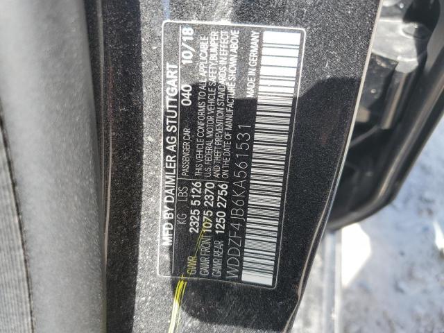 WDDZF4JB6KA561531 Mercedes-Benz E 300