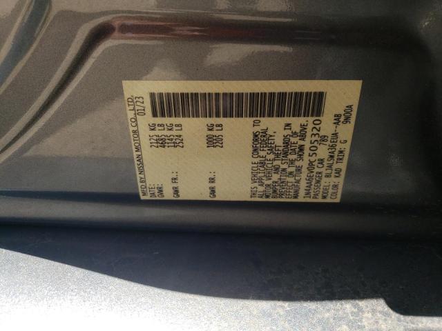 1N4AA6EV0PC505320 Nissan Maxima Sr