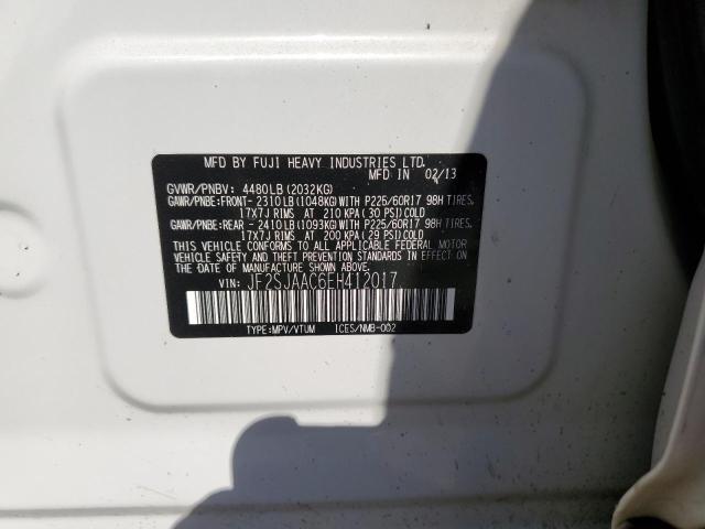 JF2SJAAC6EH412017 Subaru Forester 2.5i