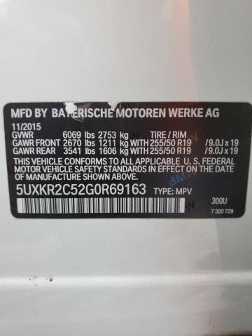 5UXKR2C52G0R69163 2016 BMW X5, photo no. 13