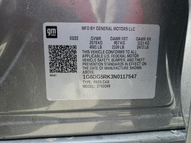 2022 CADILLAC CT4 SPORT - 1G6DG5RK3N0117547