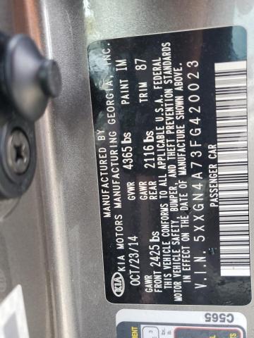 5XXGN4A73FG420023 KIA OPTIMA EX