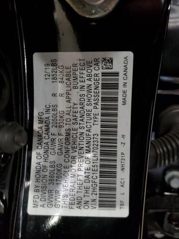 2HGFC1E51LH702373 Honda CIVIC SI