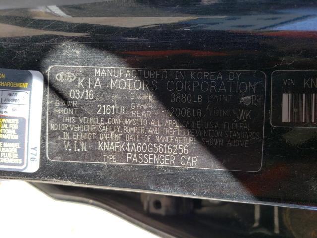 KNAFK4A60G5616256 KIA FORTE LX