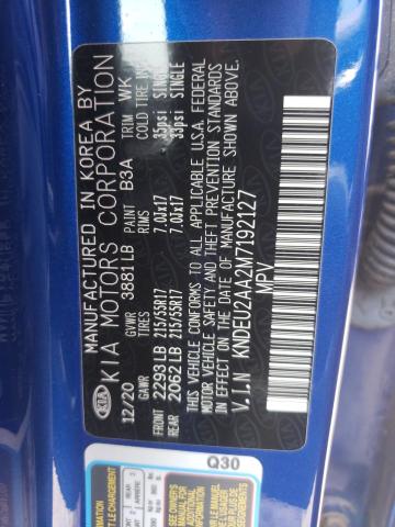 KNDEU2AA2M7192127 KIA SELTOS S