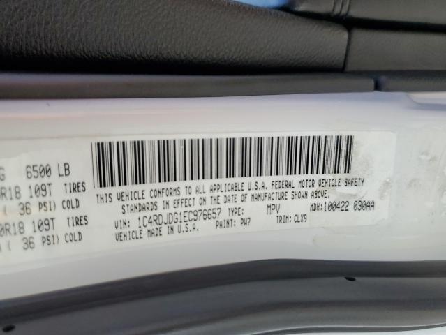 1C4RDJDG1EC976657 Dodge DURANGO LIMITED