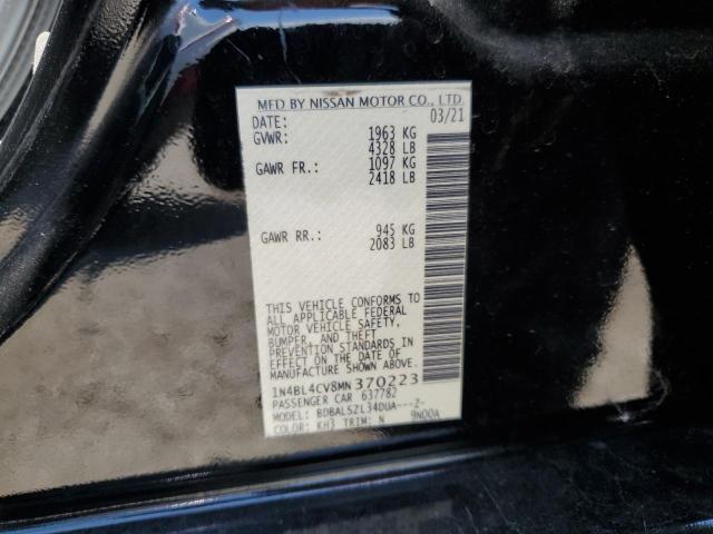 1N4BL4CV8MN370223 Nissan ALTIMA SR
