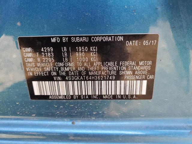 4S3GKAT64H3621749 Subaru Impreza Limited