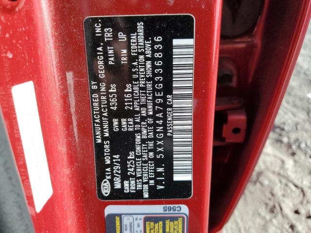 5XXGN4A79EG336836 KIA OPTIMA EX