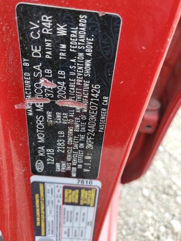 3KPF24AD3KE071426 KIA FORTE FE