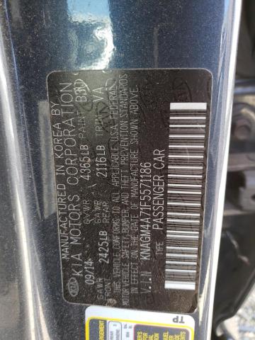 KNAGM4A71F5571186 KIA Optima Lx