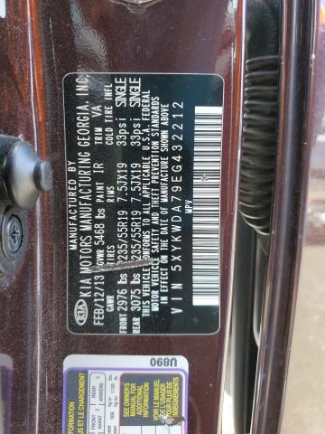 5XYKWDA79EG432212 KIA SORENTO SX