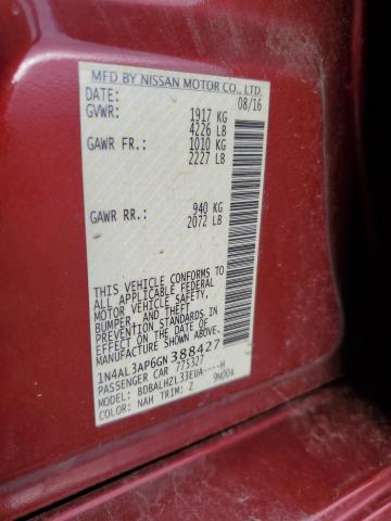 1N4AL3AP6GN388427 Nissan ALTIMA 2.5