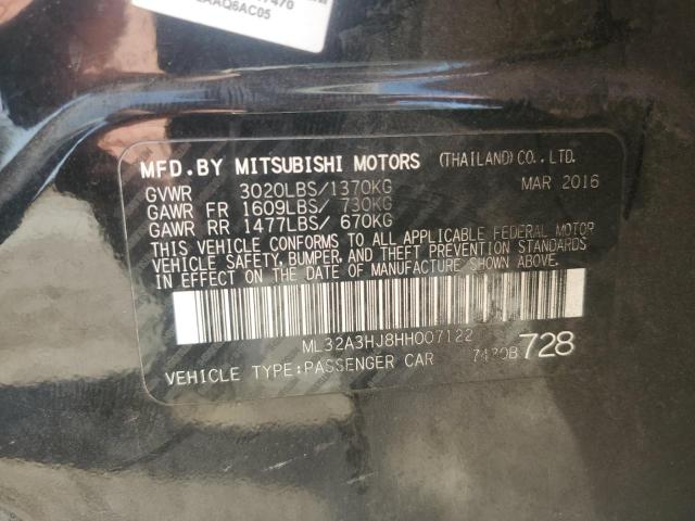 ML32A3HJ8HH007122 Mitsubishi MIRAGE ES