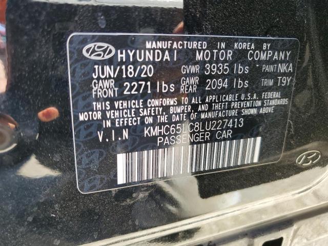 2020 HYUNDAI IONIQ BLUE - KMHC65LC8LU227413