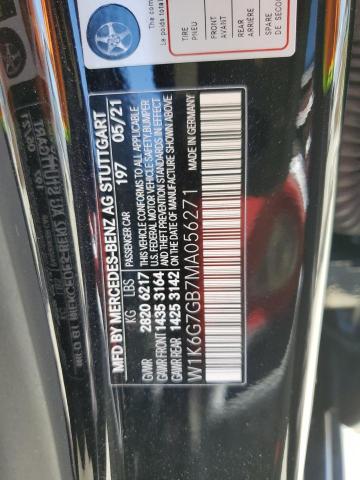 W1K6G7GB7MA056271 Mercedes-Benz S 580 4matic