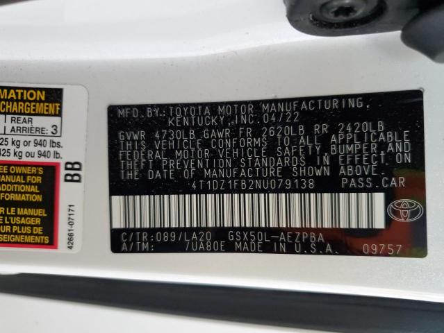 2022 TOYOTA AVALON LIM - 4T1DZ1FB2NU079138