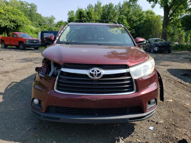 VIN 5TDJKRFH1ES056386 2014 Toyota Highlander, Xle no.5