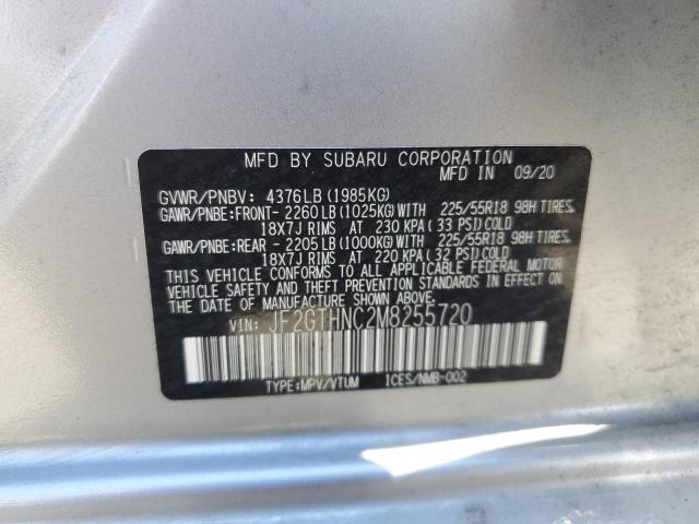 JF2GTHNC2M8255720 Subaru Crosstrek Limited