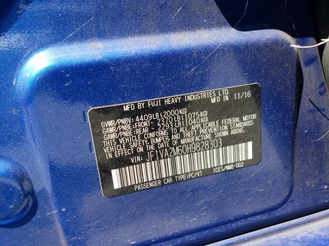 JF1VA2M60H9828303 Subaru Wrx Sti