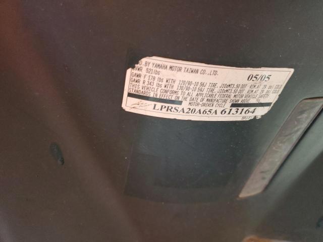 2005 YAMAHA YW50 AP ZU LPRSA20A65A613164