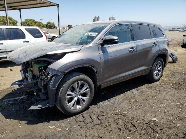 VIN 5TDZKRFH4ES033218 2014 Toyota Highlander, LE no.1