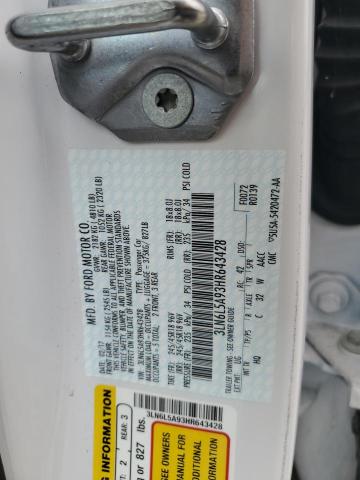 2017 LINCOLN MKZ PREMIE 3LN6L5A93HR643428