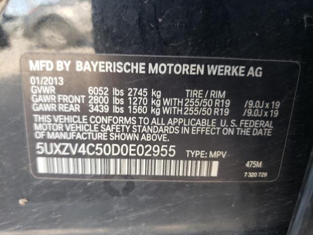 5UXZV4C50D0E02955 2013 BMW X5, photo no. 14