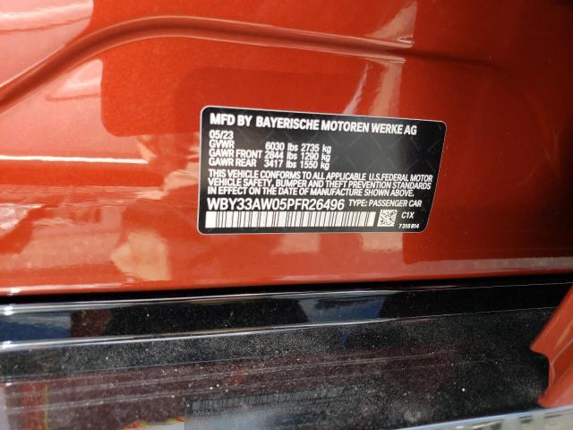 2023 BMW I4 M50 WBY33AW05PFR26496