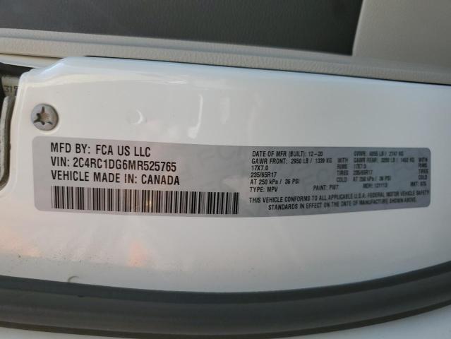 2C4RC1DG6MR525765 Chrysler Voyager Lxi