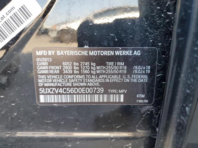 VIN 5UXZV4C56D0E00739 2013 BMW X5, Xdrive35I no.13