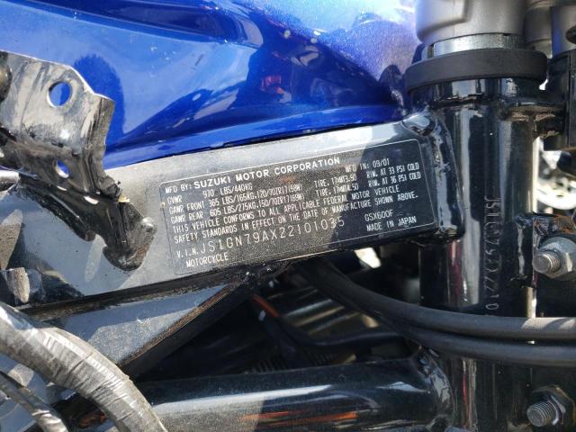 2002 SUZUKI GSX600 F - JS1GN79AX22101035