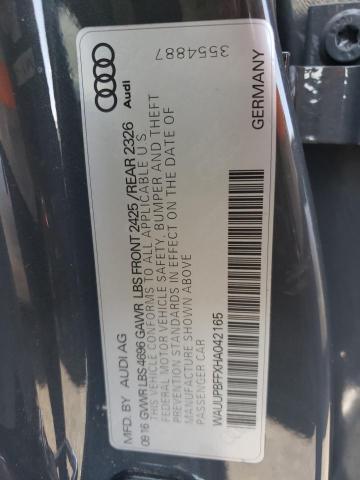 2017 AUDI A3 E-TRON - WAUUPBFFXHA042165