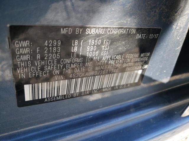 4S3GKAU63J3611346 Subaru Impreza Limited