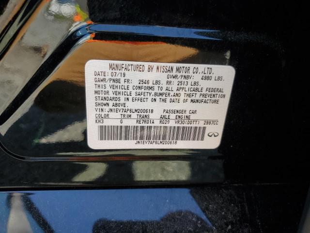 2020 INFINITI Q50 PURE - JN1EV7AP6LM200618