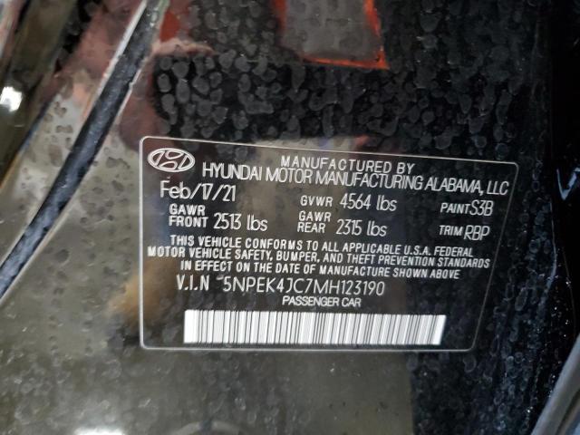 2021 HYUNDAI SONATA N L - 5NPEK4JC7MH123190