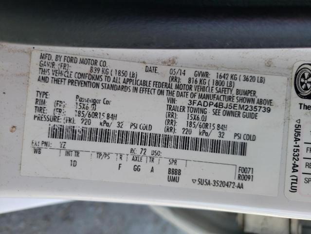 3FADP4BJ5EM235739 Ford FIESTA SE