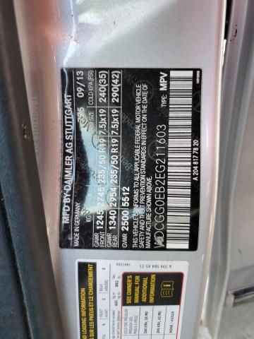 WDCGG0EB2EG211603 Mercedes-Benz Glk 250 Bluetec