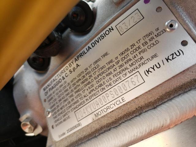 2023 APRILIA RSV4 1100 ZD4KYUA00PS000767