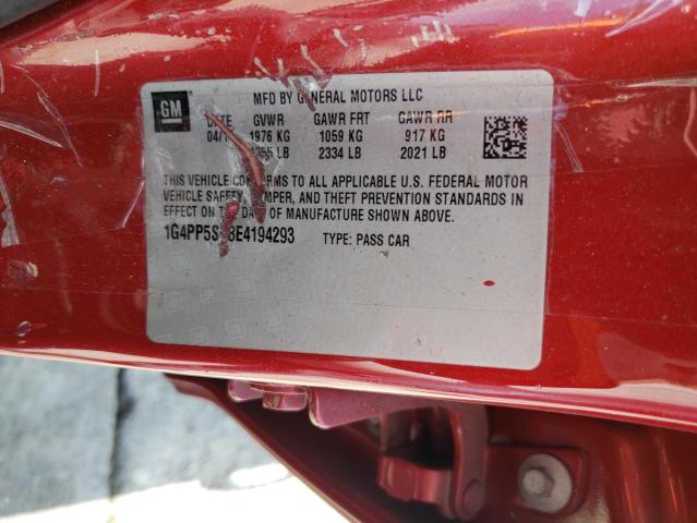 1G4PP5SK8E4194293 Buick Verano
