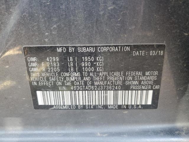 4S3GTAD62J3736240 Subaru Impreza Premium Plus