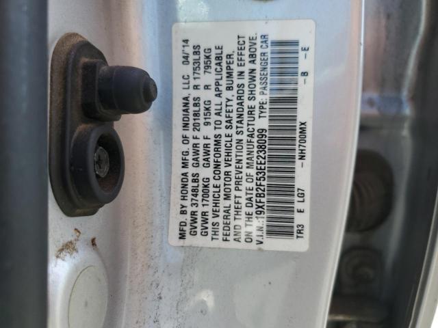 19XFB2F53EE238099 Honda Civic Lx