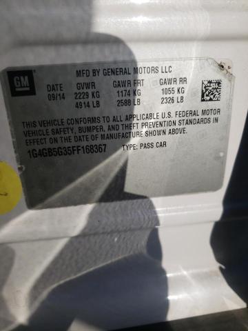 1G4GB5G35FF168367 Buick Lacrosse