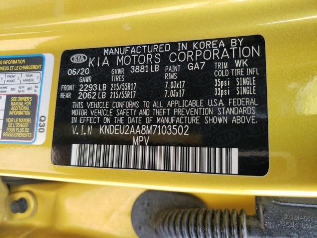 KNDEU2AA8M7103502 KIA SELTOS S
