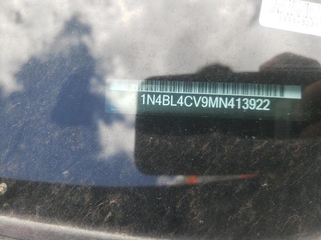 1N4BL4CV9MN413922 Nissan ALTIMA SR