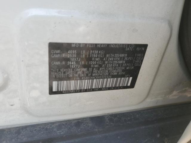 4S4BSANC6H3322336 Subaru Outback 2.5i Limited