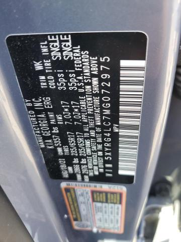 5XYRG4LC7MG072975 KIA SORENTO LX